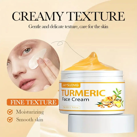 Turmeric Face Care Cream Facial Moisturizing Facial Cream Lifting Lotion Vitamin E Cream