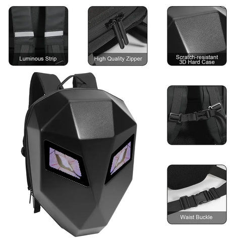 LED Bag Backpack | Eyes Bag | LED Rider Backpack